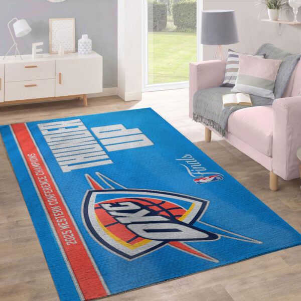 Oklahoma City Thunder Rectangular Rug - MAITM 11311
