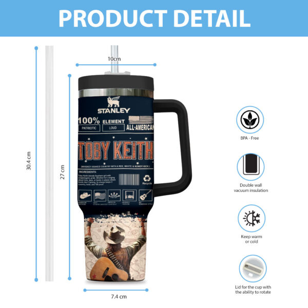 Toby Keith 40oz Stanley Tumbler - MAITM 11247