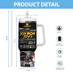 Bon Jovi 40oz Stanley Tumbler - MAITM 11046