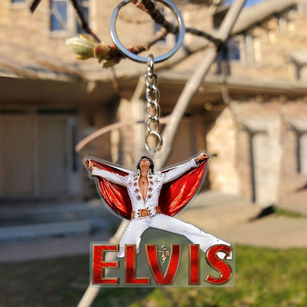 Elvis Presley Custom Shape 1-sided Keychain - MAITM 11231