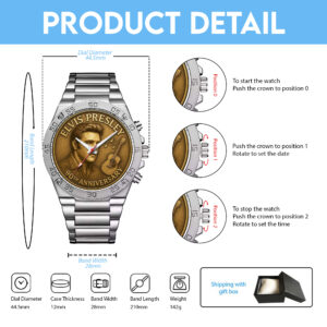 Elvis Presley Gentleman Stainless Steel Watch - MAITM 11011