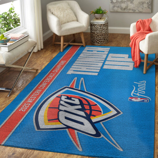 Oklahoma City Thunder Rectangular Rug - MAITM 11311