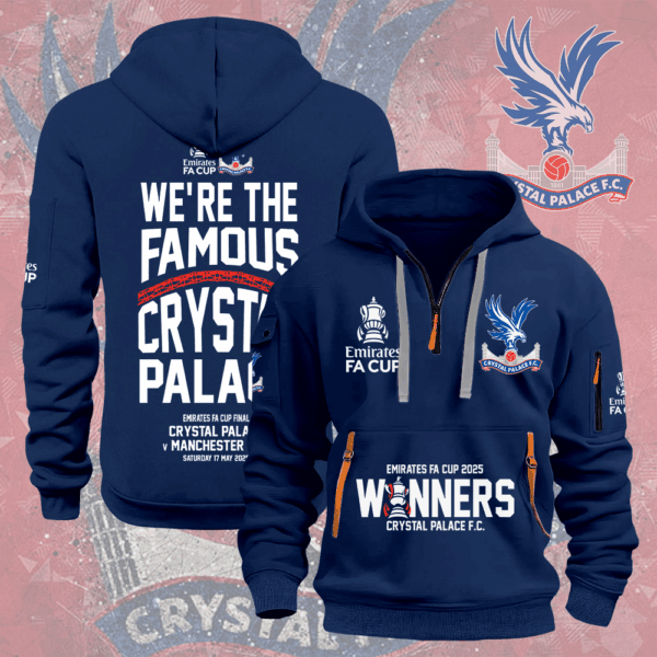 Crystal Palace FC 2D Quarter Zip Hoodie - MAITM 11149