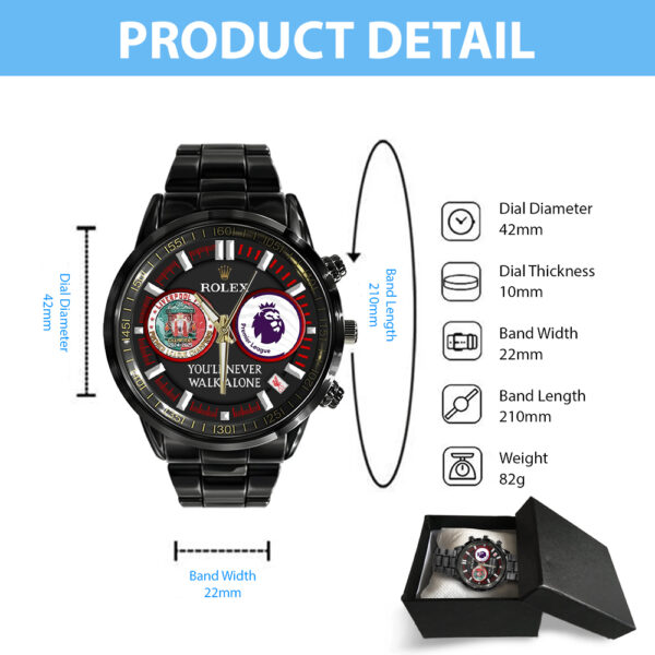 Liverpool FC x Rolex Black Stainless Steel Watch - MAITM 11026