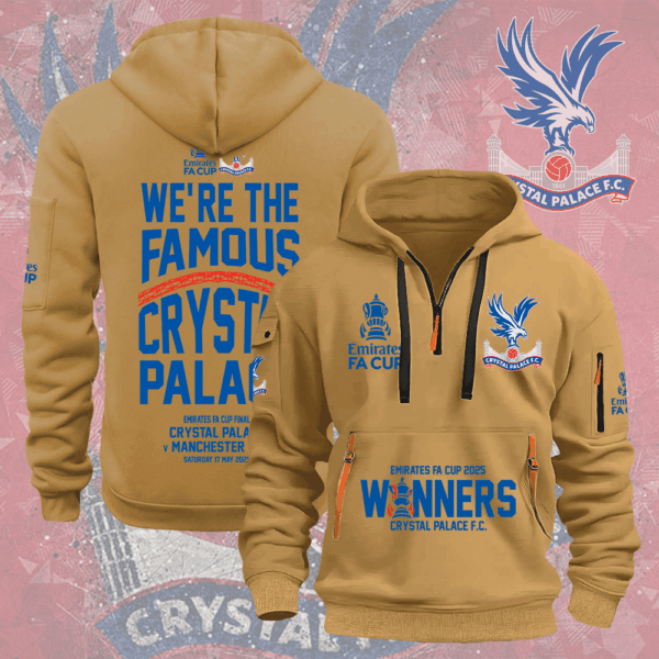 Crystal Palace FC 2D Quarter Zip Hoodie - MAITM 11149