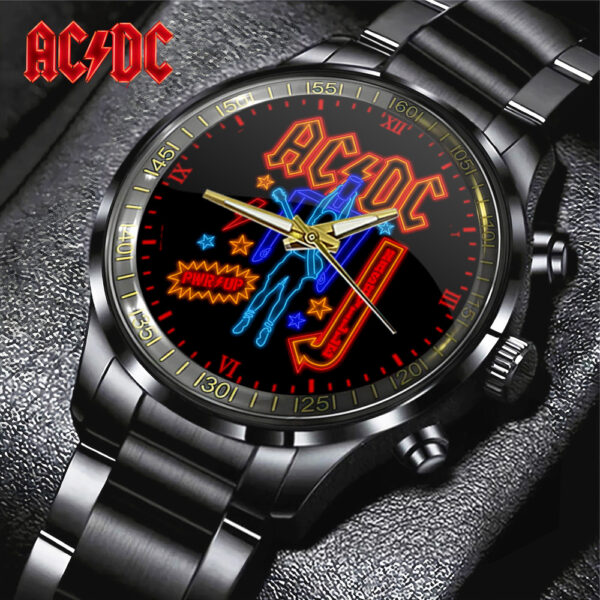 Rock Music Black Stainless Steel Watch - GNE 3455