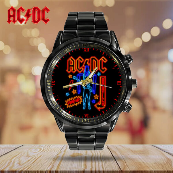 Rock Music Black Stainless Steel Watch - GNE 3455
