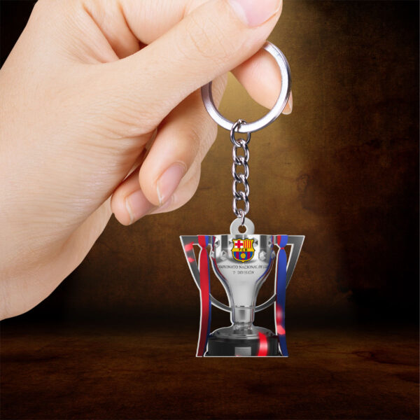 FC Barcelona Custom Shape 2-sided Keychain - HOATT 10699