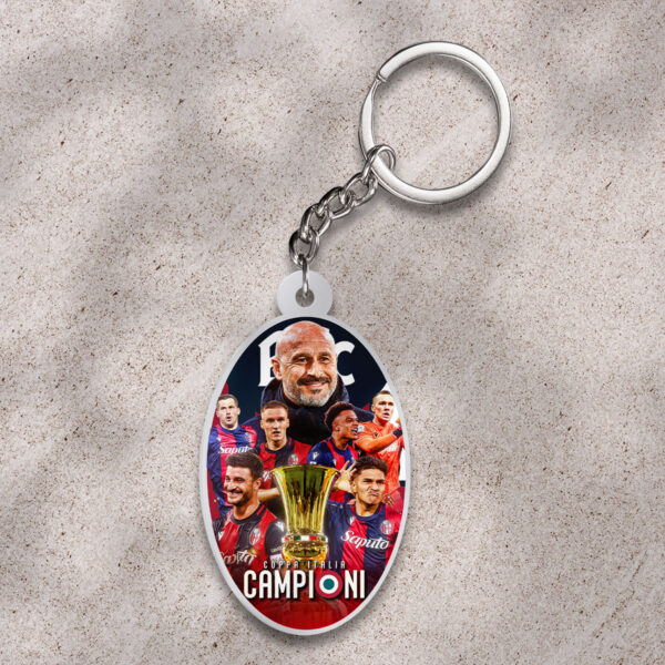 Bologna FC Custom Shape 2-sided Keychain - HOATT 10687