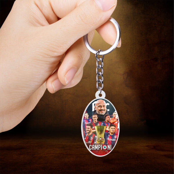 Bologna FC Custom Shape 2-sided Keychain - HOATT 10687