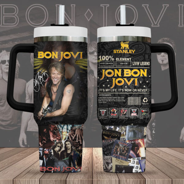 Bon Jovi 40oz Stanley Tumbler - MAITM 11046