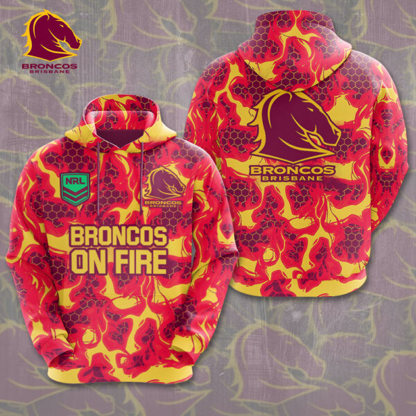 Brisbane Broncos 3D Apparel - VANDH 4454