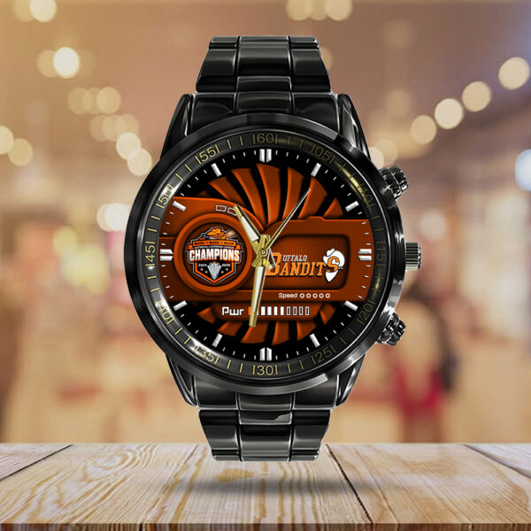 Buffalo Bandits Black Stainless Steel Watch - MAITM 11337