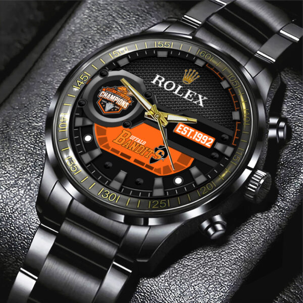 Buffalo Bandits Black Stainless Steel Watch - MAITM 11338