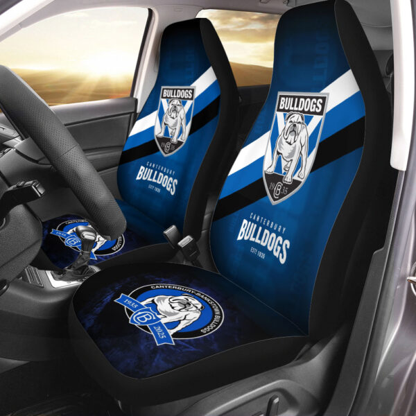 Canterbury-Bankstown Bulldogs 2PCS Car Seat Cover - VANDH 4466