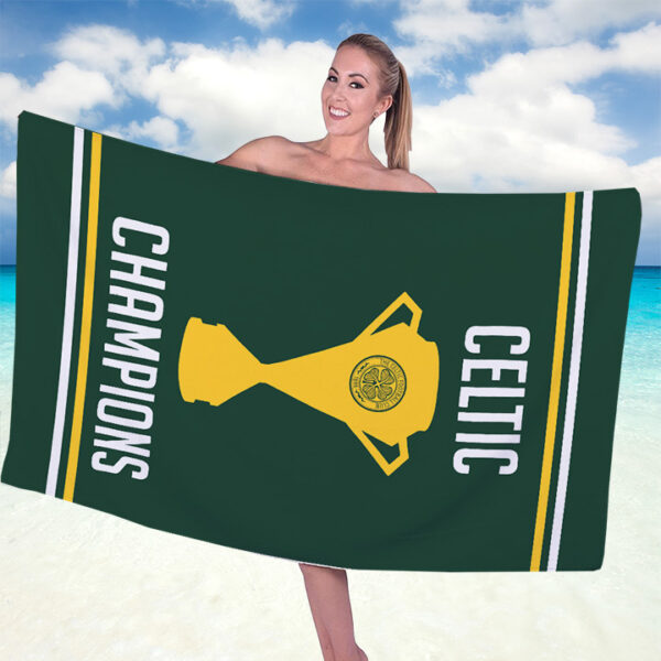 Celtic FC Rectangle Beach Towel - TANTN 12660