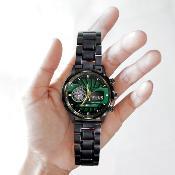 Celtic FC Black Stainless Steel Watch - TANTN 12670