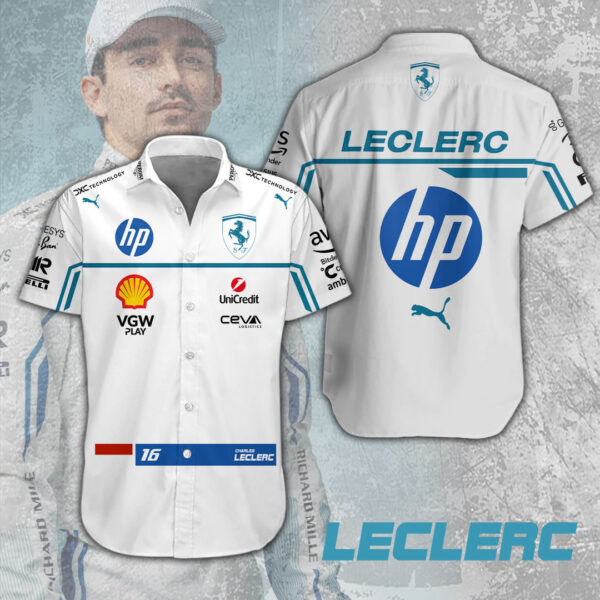 Charles Leclerc x Scuderia Ferrari Short Sleeve Dress Shirt – MAITM 11233