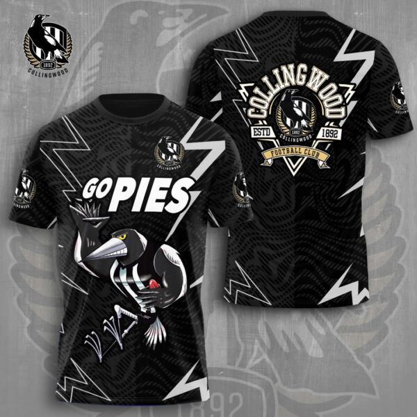 Collingwood FC 3D Apparel - VANDH 4497