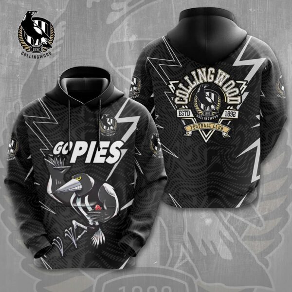 Collingwood FC 3D Apparel - VANDH 4497