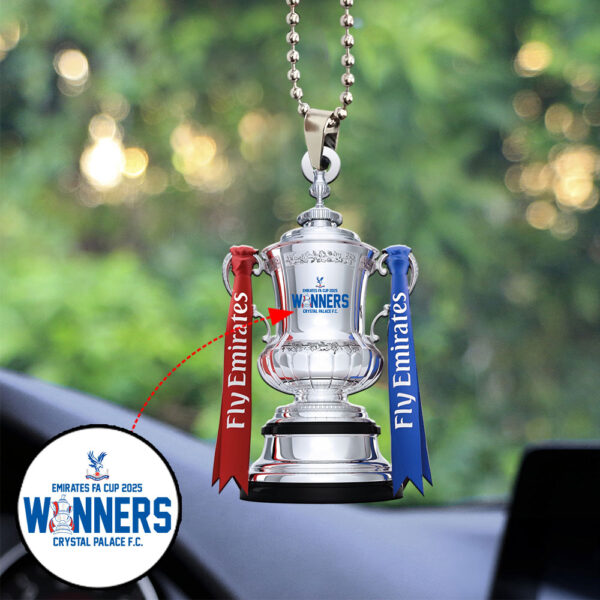 Crystal Palace FC Custom Shape 2-sided Acrylic Car Ornament - MAITM 11104
