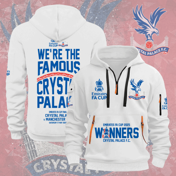 Crystal Palace FC 2D Quarter Zip Hoodie - MAITM 11149