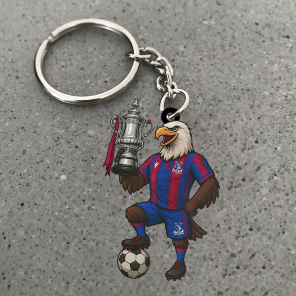 Crystal Palace FC Custom Shape 1-sided Keychain - MAITM 11341