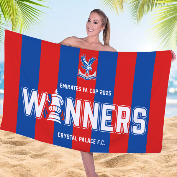 Crystal Palace FC Rectangle Beach Towel - MAITM 11110