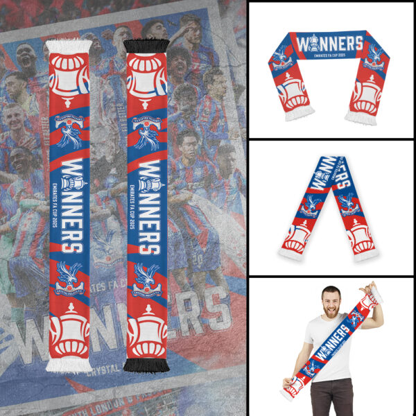 Crystal Palace FC Ruffneck Soccer Scarf - TANTN 12850