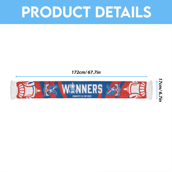 Crystal Palace FC Ruffneck Soccer Scarf - TANTN 12850