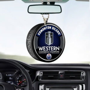 Edmonton Oilers Custom Shape 2-sided Acrylic Car Ornament - MAITM 11346
