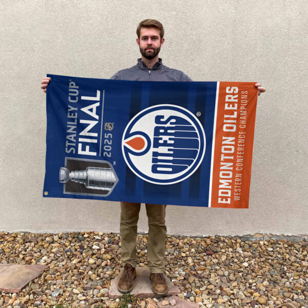 Edmonton Oilers 3D House Flag - TANTN 13209