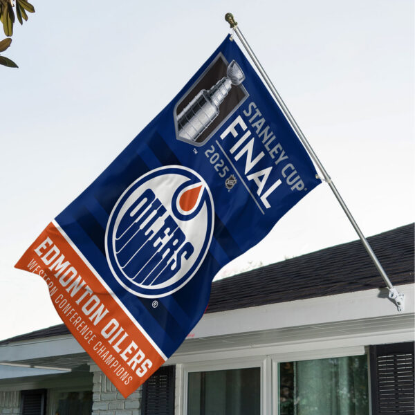 Edmonton Oilers 3D House Flag - TANTN 13209