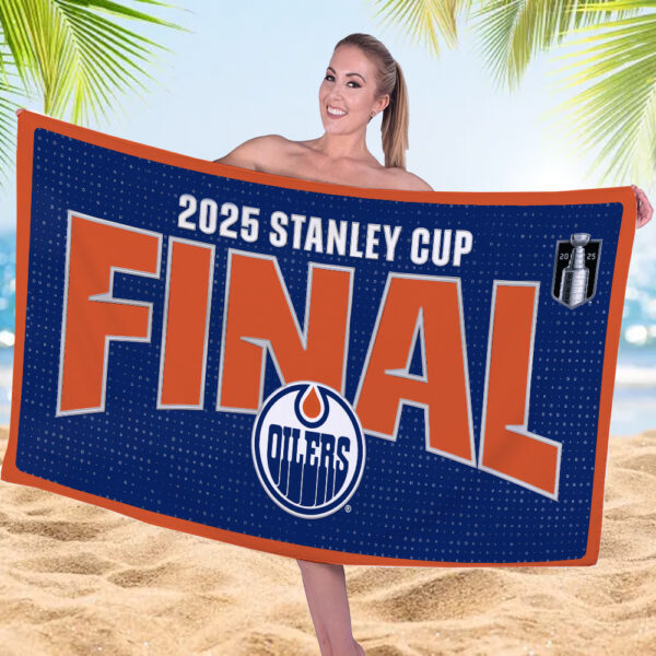 Edmonton Oilers Rectangle Beach Towel - MAITM 11348