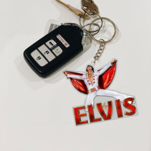 Elvis Presley Custom Shape 1-sided Keychain - MAITM 11231