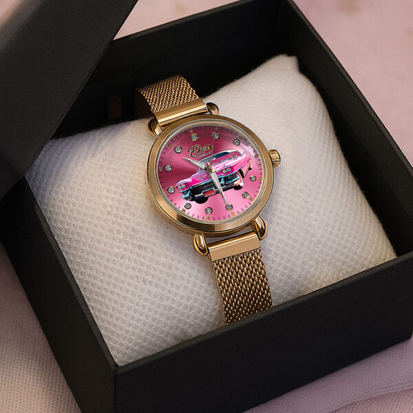 Elvis Presley Mesh Strap Quartz Watch - HOATT 10619