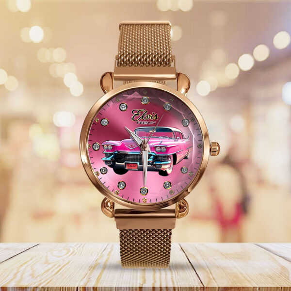 Elvis Presley Mesh Strap Quartz Watch - HOATT 10619