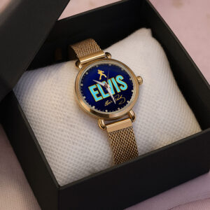 Elvis Presley Mesh Strap Quartz Watch - HOATT 10620