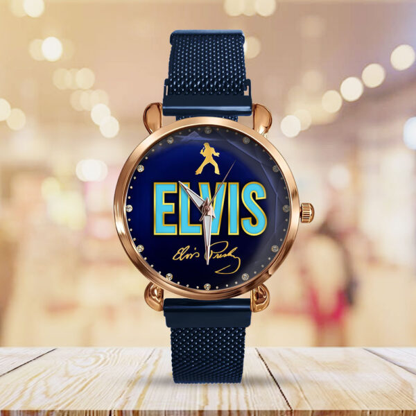 Elvis Presley Mesh Strap Quartz Watch - HOATT 10620