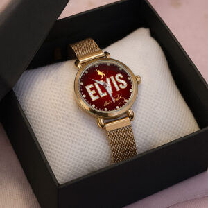 Elvis Presley Mesh Strap Quartz Watch - HOATT 10621