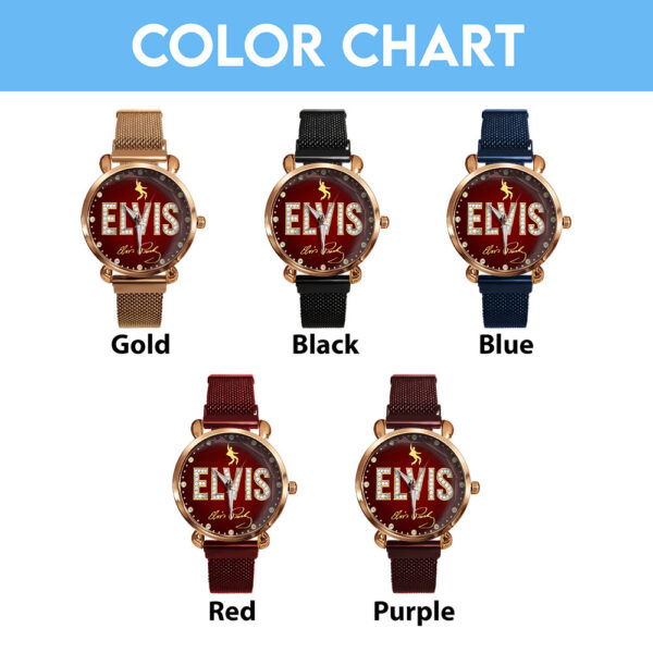 Elvis Presley Mesh Strap Quartz Watch - HOATT 10621