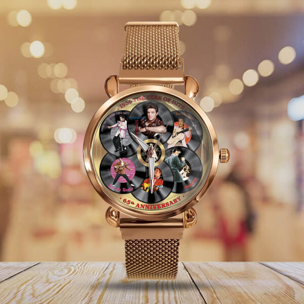 Elvis Presley Mesh Strap Quartz Watch - TANTN 12823