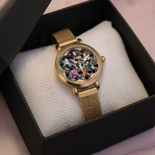 Elvis Presley Mesh Strap Quartz Watch - TANTN 12823