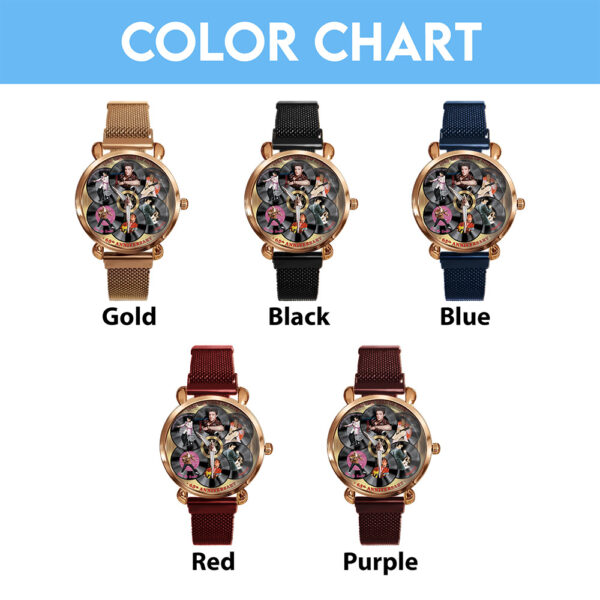 Elvis Presley Mesh Strap Quartz Watch - TANTN 12823