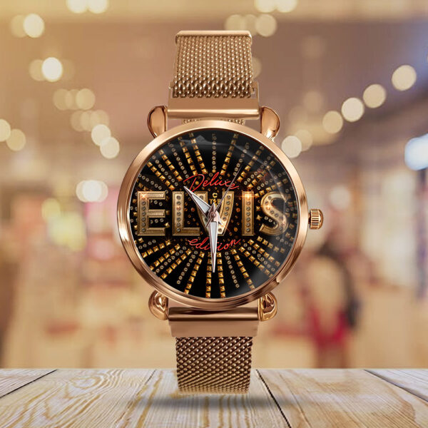 Elvis Presley Mesh Strap Quartz Watch - TANTN 12824