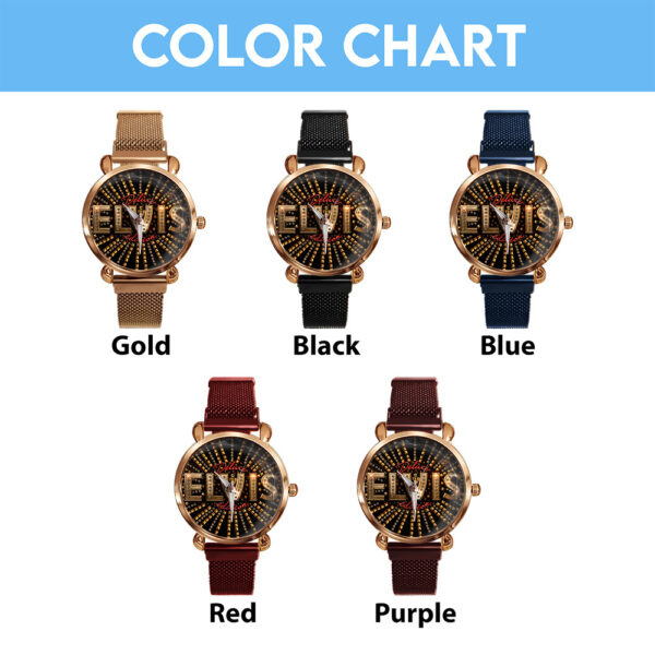 Elvis Presley Mesh Strap Quartz Watch - TANTN 12824