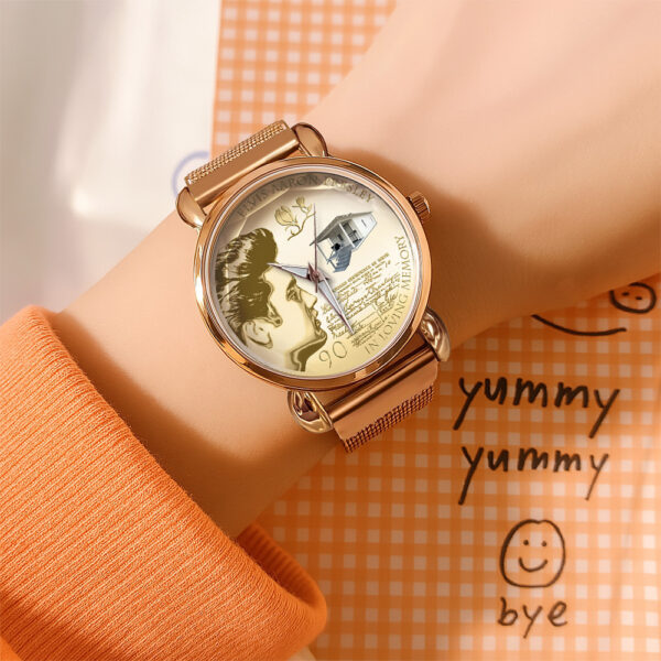 Elvis Presley Mesh Strap Quartz Watch - TANTN 12826