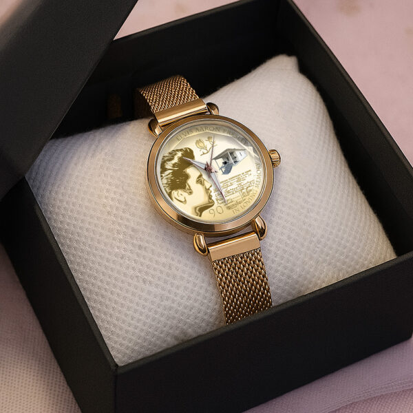 Elvis Presley Mesh Strap Quartz Watch - TANTN 12826