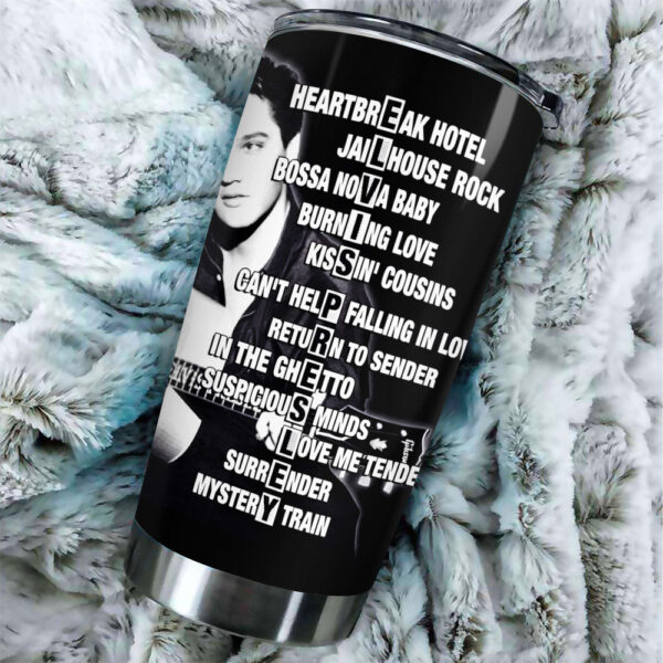 Personalized Elvis Presley Tumbler Cup - VANDH 4515