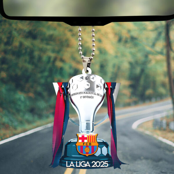 FC Barcelona Custom Shape 2-sided Acrylic Car Ornament - TANTN 12829